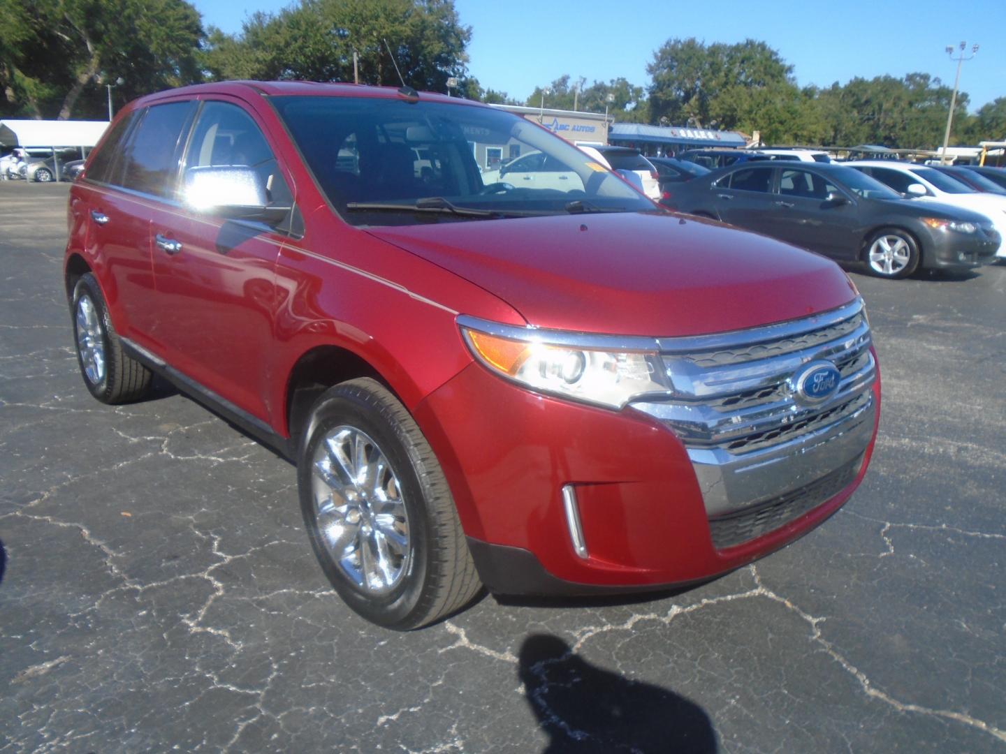 2011 Red /Black Ford Edge Limited FWD (2FMDK3KC9BB) with an 3.5L V6 DOHC 24V engine, 6-Speed Automatic transmission, located at 6112 N Florida Avenue, Tampa, FL, 33604, (888) 521-5131, 27.954929, -82.459534 - Photo#2